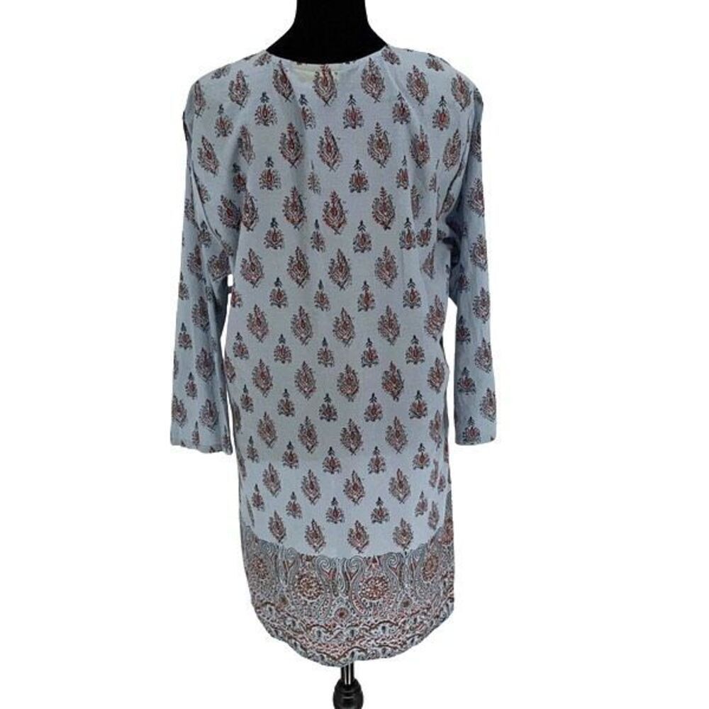 Roller Rabbit Printed Split Neck August Kurta Tun… - image 6